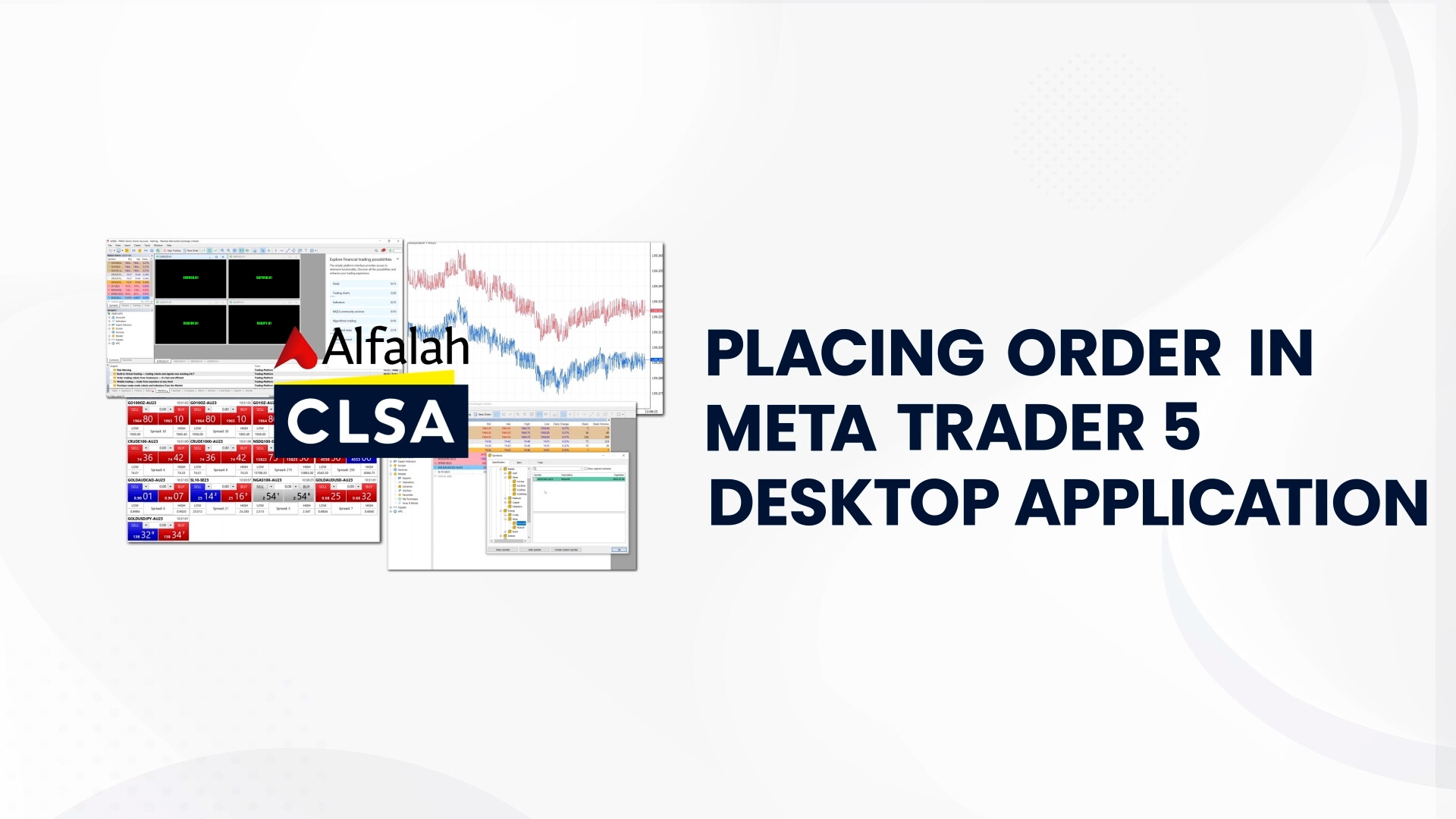 Alfalah CLSA Securities | How to Placing Order In Metatrader 5 (MT5) Desktop Application | Jan 24